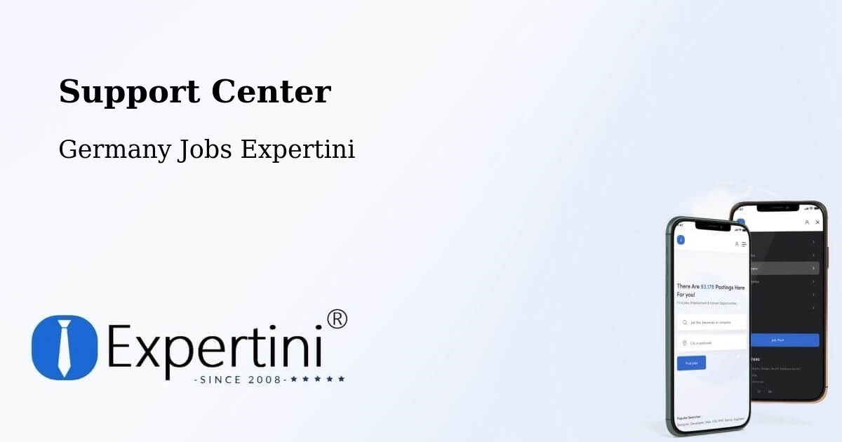 Support Services – Erfde - Germany Jobs Expertini